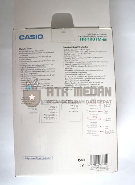 Printing Calculator / Kalkulator HR-100TM $j
