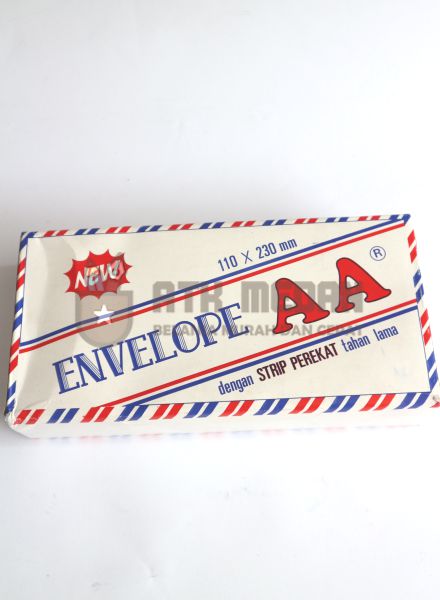 Amplop Putih Panjang Air Mail AA