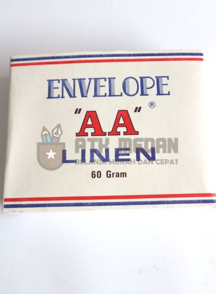Amplop Linen Pendek 60 grm AA No 110