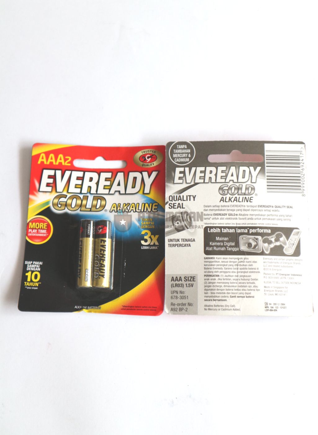 Harga Baterai Alkaline AAA (2pcs) di Medan - ATK Medan