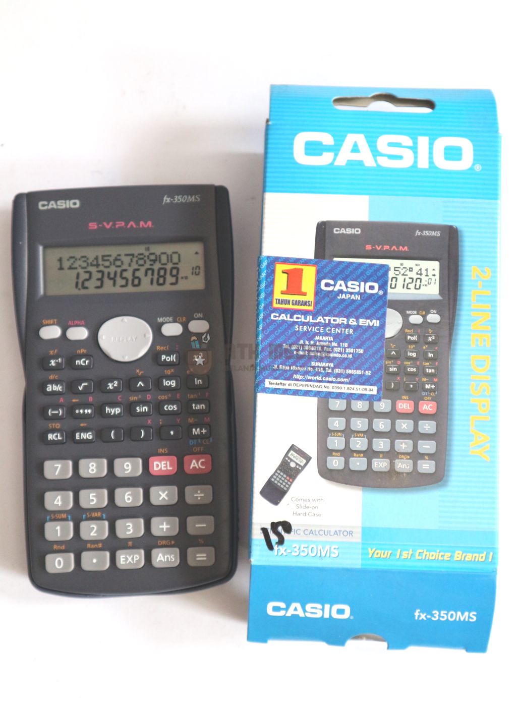 Harga Calculator / Kalkulator CASIO FX 350 MS Scientific di Medan - ATK ...