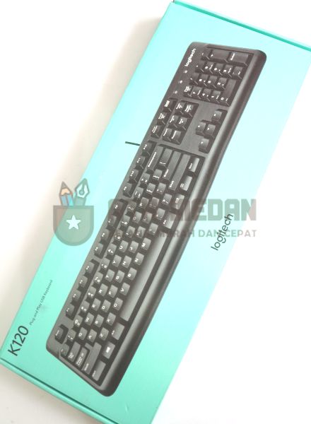 Keyboard Komputer USB Merek Logitech K120 top