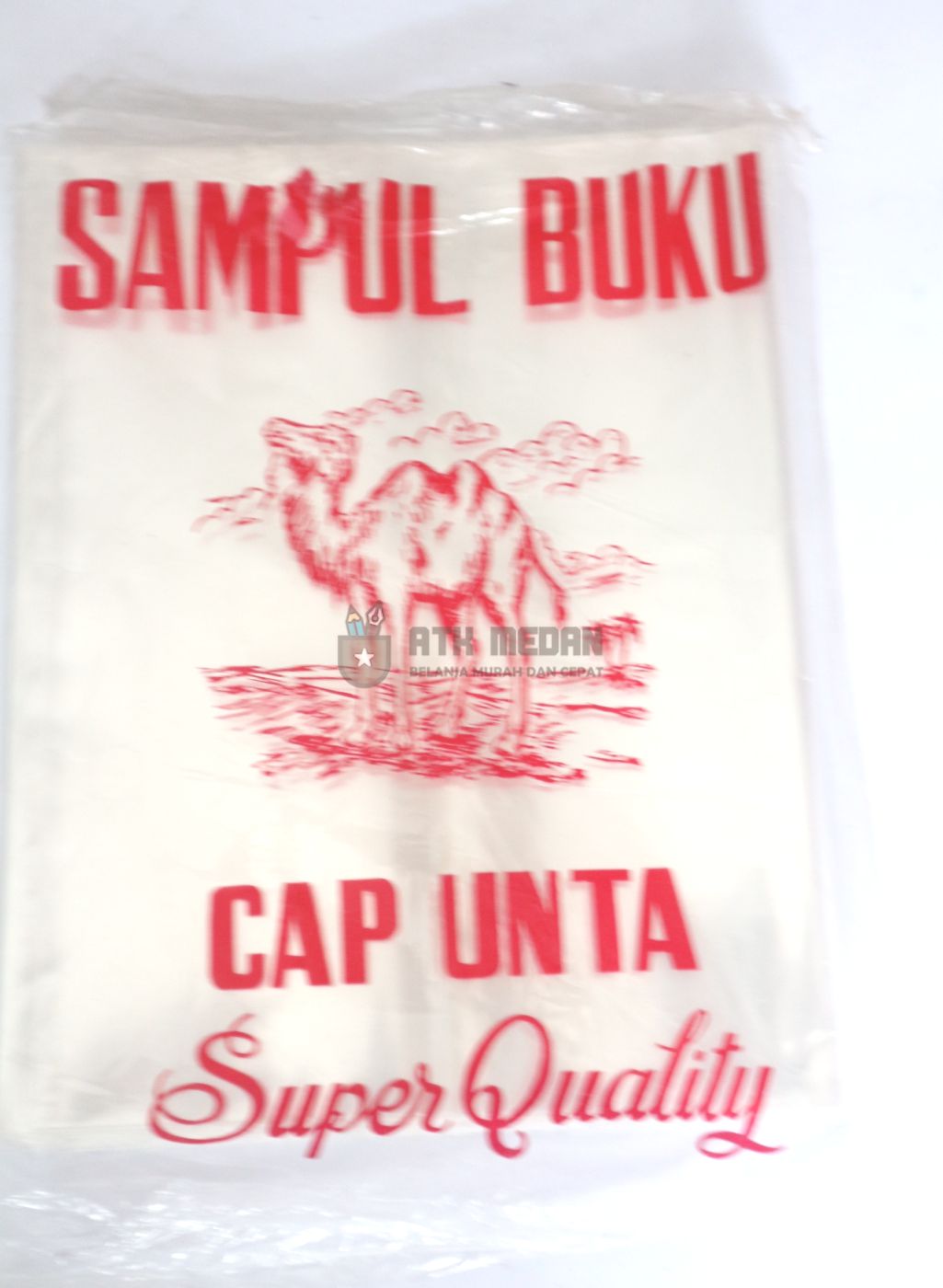 Harga Sampul  Buku  Kwarto Plastik Cap Unta di Medan ATK Medan
